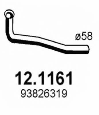 Asso 12.1161 Exhaust pipe 121161
