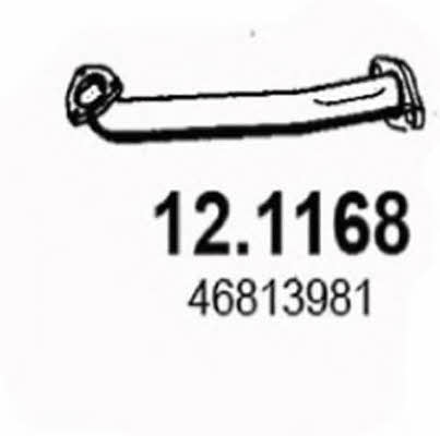 Asso 12.1168 Exhaust pipe 121168