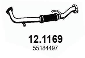 Asso 12.1169 Exhaust pipe 121169