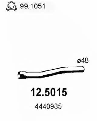 Asso 12.5015 Exhaust pipe 125015