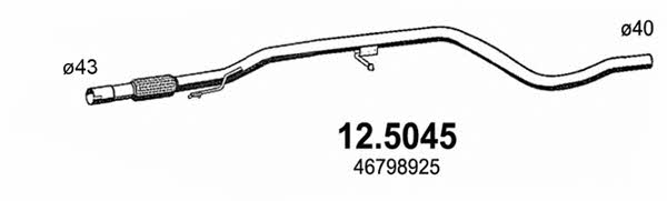 Asso 12.5045 Exhaust pipe 125045