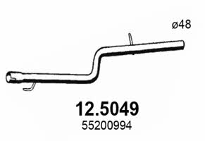 Asso 12.5049 Exhaust pipe 125049