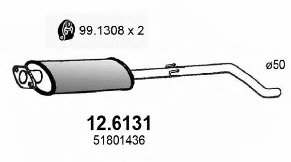  12.6131 Central silencer 126131