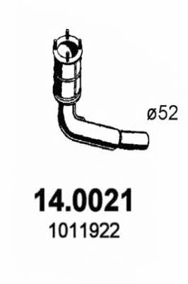 Asso 14.0021 Catalytic Converter 140021