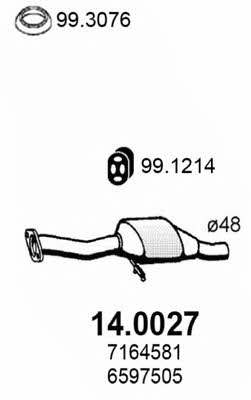  14.0027 Catalytic Converter 140027