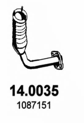 Asso 14.0035 Catalytic Converter 140035