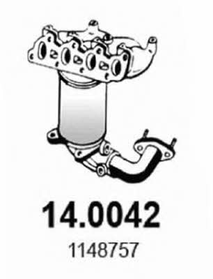 Asso 14.0042 Catalytic Converter 140042