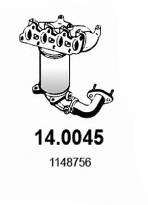 Asso 14.0045 Catalytic Converter 140045