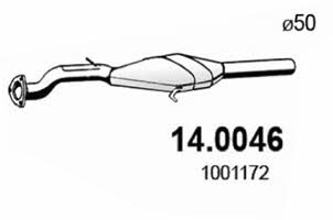 Asso 14.0046 Catalytic Converter 140046