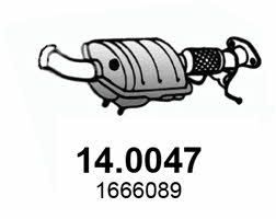 Asso 14.0047 Catalytic Converter 140047