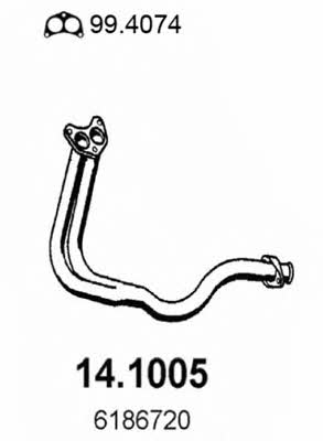 Asso 14.1005 Exhaust pipe 141005