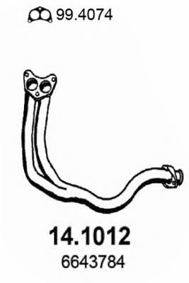Asso 14.1012 Exhaust pipe 141012