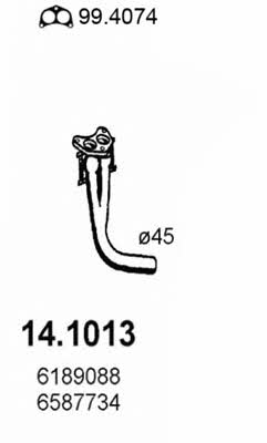 Asso 14.1013 Exhaust pipe 141013