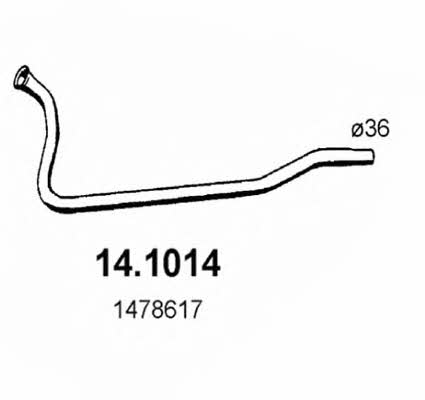 Asso 14.1014 Exhaust pipe 141014