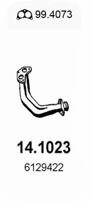 Asso 14.1023 Exhaust pipe 141023