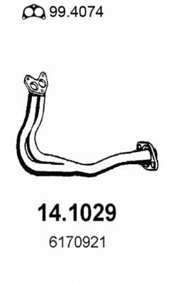 Asso 14.1029 Exhaust pipe 141029