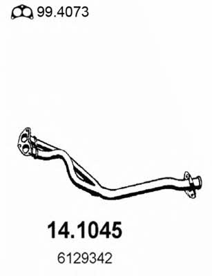 Asso 14.1045 Exhaust pipe 141045