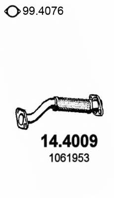 Asso 14.4009 Exhaust pipe 144009