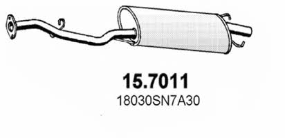 Asso 15.7011 End Silencer 157011