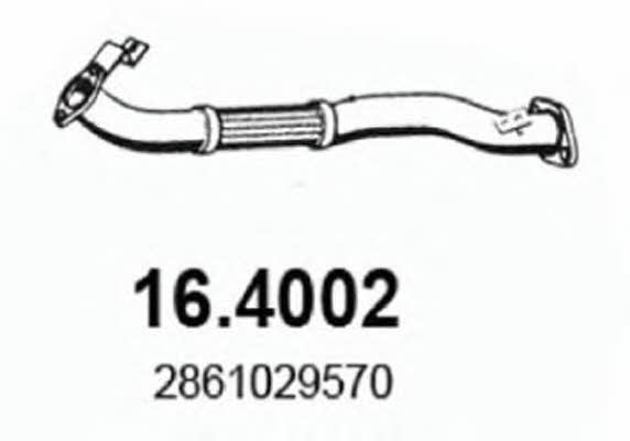 Asso 16.4002 Exhaust pipe 164002