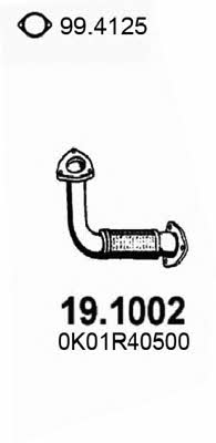  19.1002 Exhaust pipe 191002
