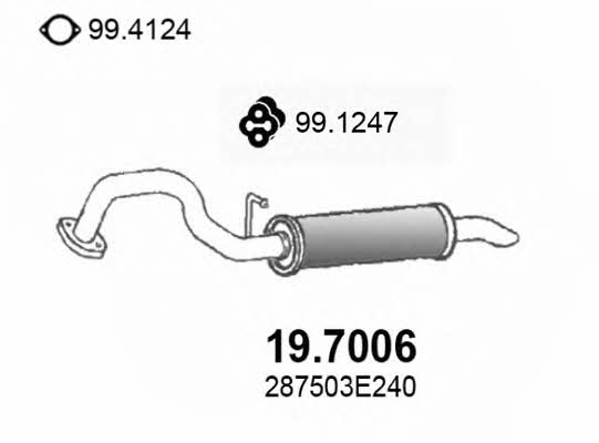 Asso 19.7006 End Silencer 197006