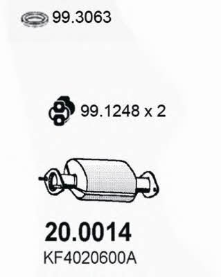  20.0014 Catalytic Converter 200014