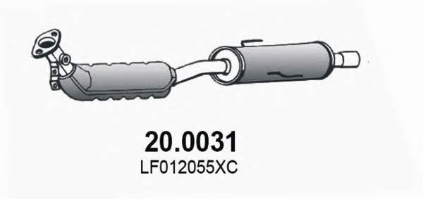 Asso 20.0031 Catalytic Converter 200031