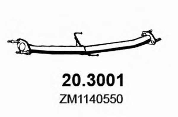 Asso 20.3001 Exhaust pipe 203001