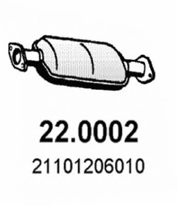 Asso 22.0002 Catalytic Converter 220002