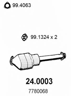  24.0003 Catalytic Converter 240003