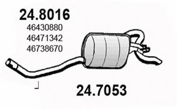 Asso 24.7053 End Silencer 247053