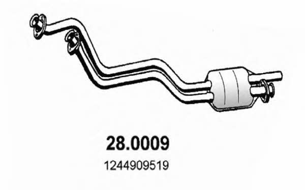 Asso 28.0009 Catalytic Converter 280009