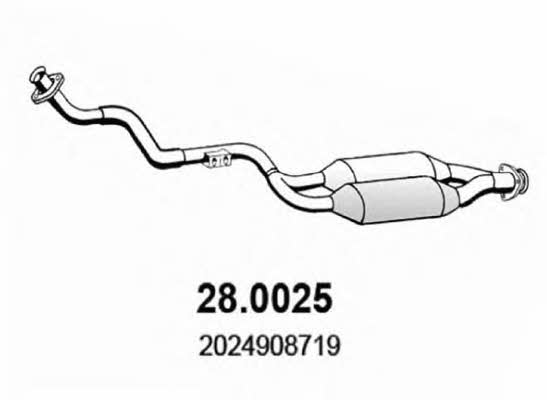 Asso 28.0025 Catalytic Converter 280025