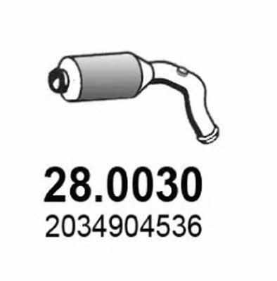 Asso 28.0030 Catalytic Converter 280030
