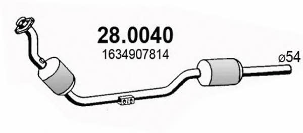 Asso 28.0040 Catalytic Converter 280040