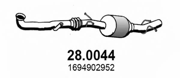 Asso 28.0044 Catalytic Converter 280044