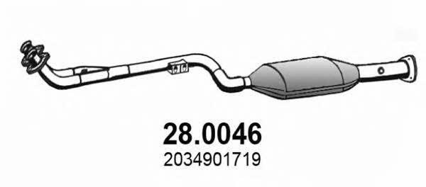 Asso 28.0046 Catalytic Converter 280046