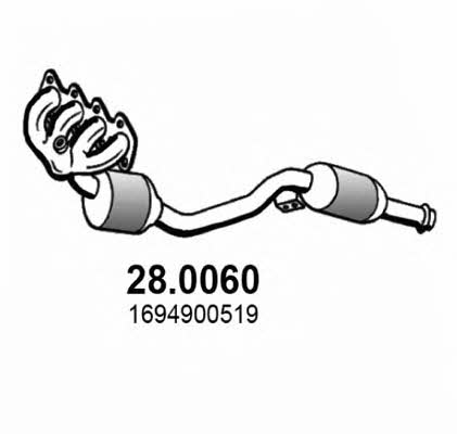 Asso 28.0060 Catalytic Converter 280060