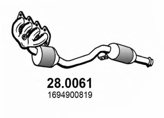 Asso 28.0061 Catalytic Converter 280061