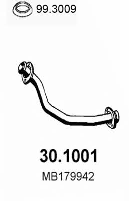 Asso 30.1001 Exhaust pipe 301001