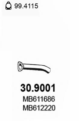 Asso 30.9001 Exhaust pipe 309001