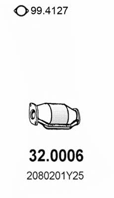 Asso 32.0006 Catalytic Converter 320006