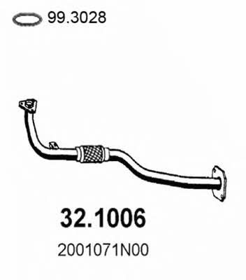 Asso 32.1006 Exhaust pipe 321006