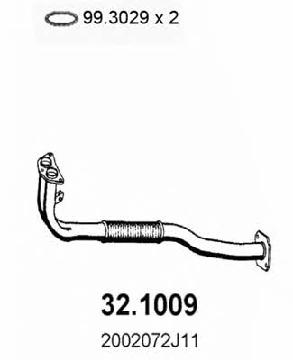 Asso 32.1009 Exhaust pipe 321009