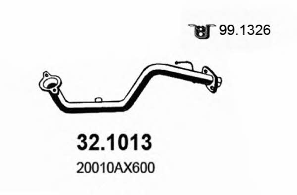 Asso 32.1013 Exhaust pipe 321013
