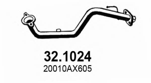 Asso 32.1024 Exhaust pipe 321024