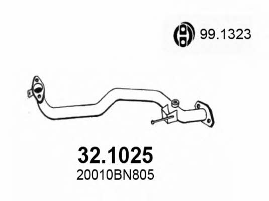 Asso 32.1025 Exhaust pipe 321025