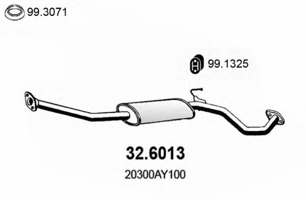 Asso 32.6013 Central silencer 326013