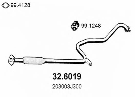 Asso 32.6019 Central silencer 326019